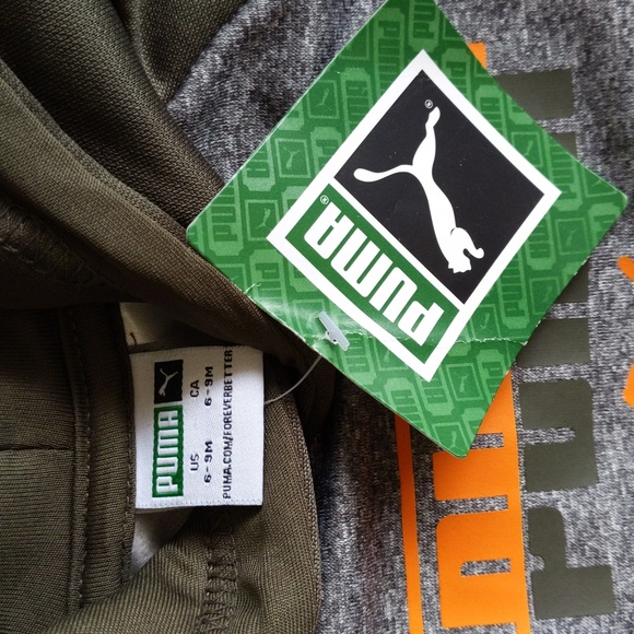 NEW puma logo hoodie sweatshirt 6-9 months baby - Picture 2 of 6